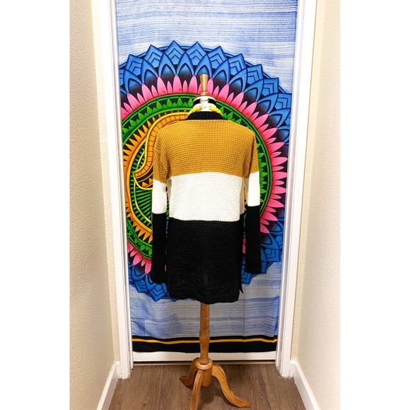 🌈 Beautiful color block knit cardigan - Picture 5 of 10